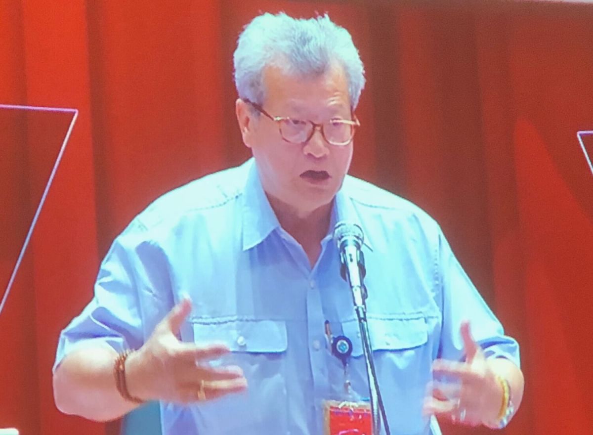 ▲中鋼公司第17屆第1次董事會推舉經濟部法人代表翁朝棟續任董事長職務。(圖／記者黃謝美蘭攝，2019.06.19)