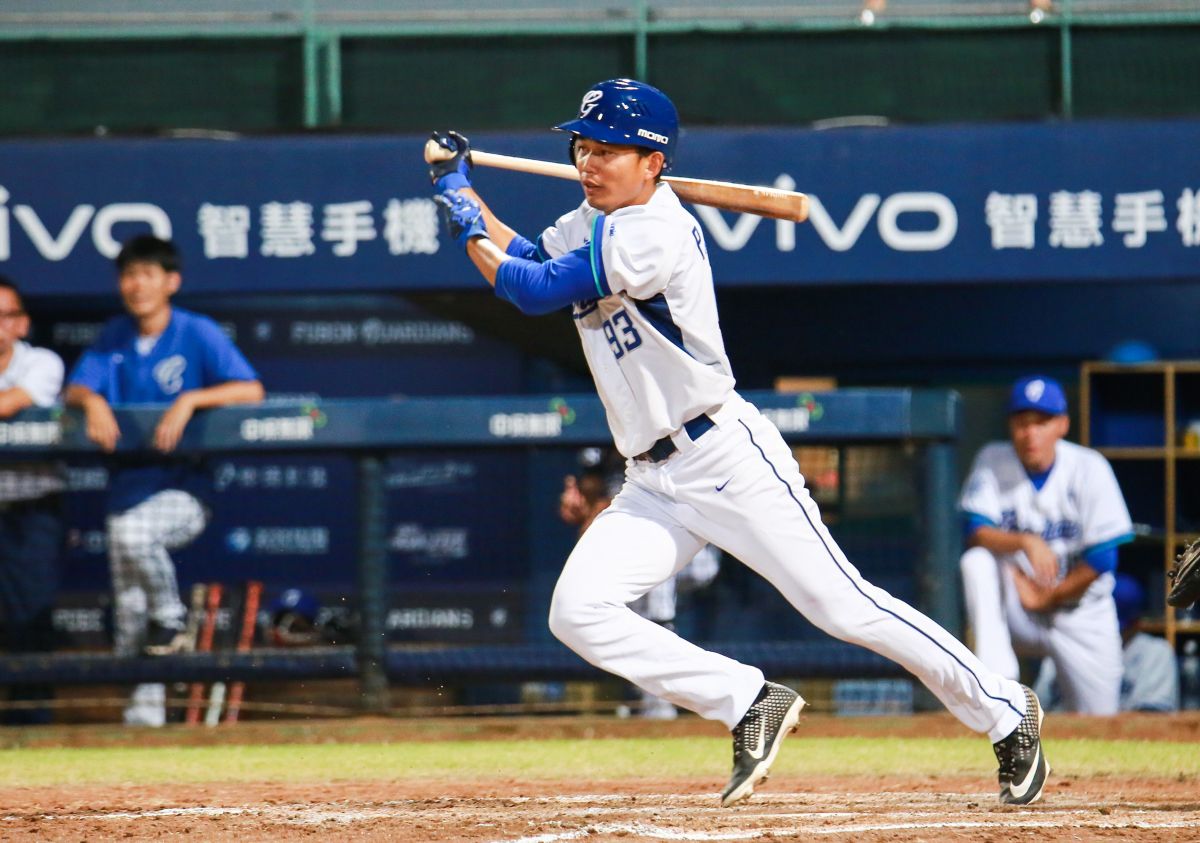 ▲富邦悍將外野手陳品捷。（圖／記者葉政勳攝 , 2019.06.19）