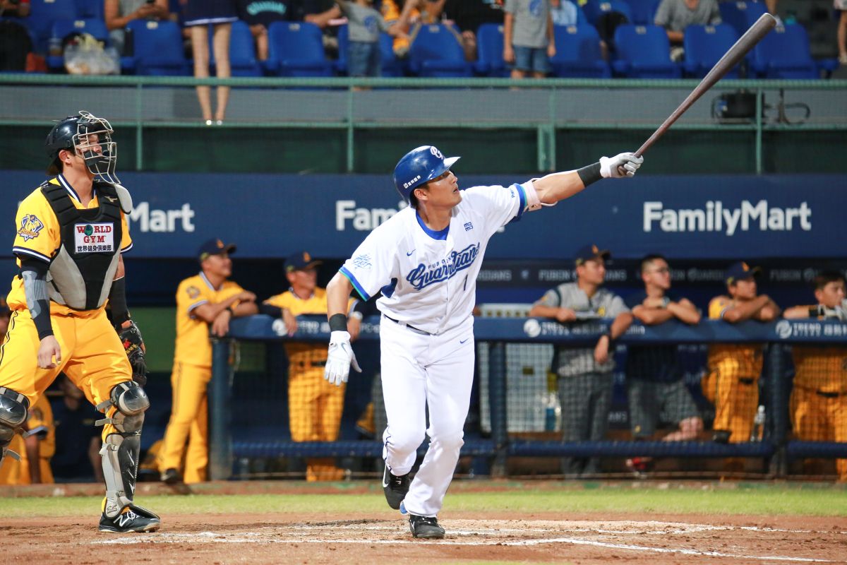 ▲富邦悍將外野手林哲瑄。（圖／記者葉政勳攝 , 2019.06.19）