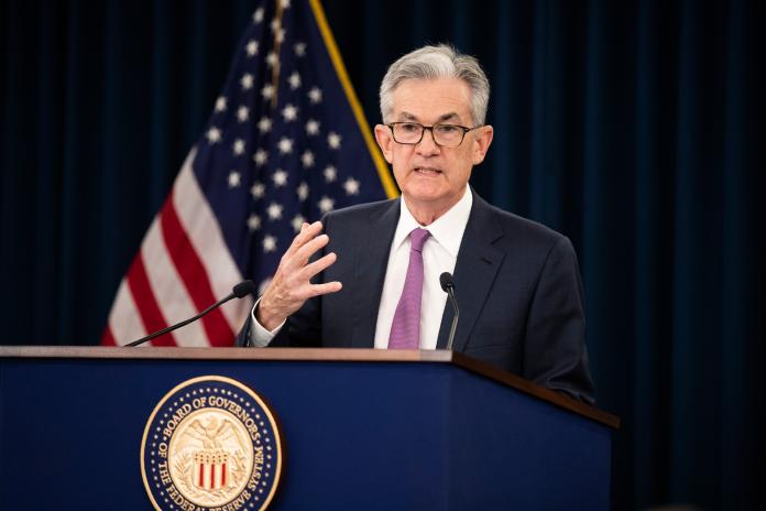 ▲美國聯邦準備理事會（ Fed ）主席鮑爾（ Jerome Powell ）宣布，基準利率維持在 2.25％ 至 2.50％ 的區間不變。（圖／達志影像／美聯社）