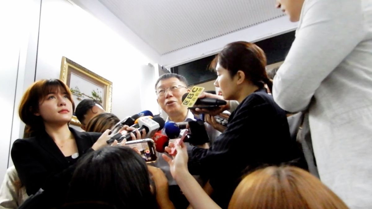 台北市長柯文哲。（圖 / 記者陳弘志攝，2019.06.20）