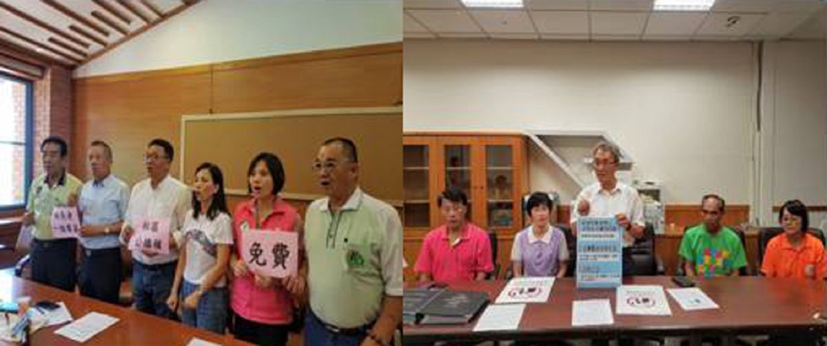 ▲民進黨議員批宜蘭縣政府處理社區卡拉OK公播權是棄長者福利及社區權益棄於不顧，社區幹部卻出面力挺縣府。（圖／記者李清貴攝,2019.06.20)