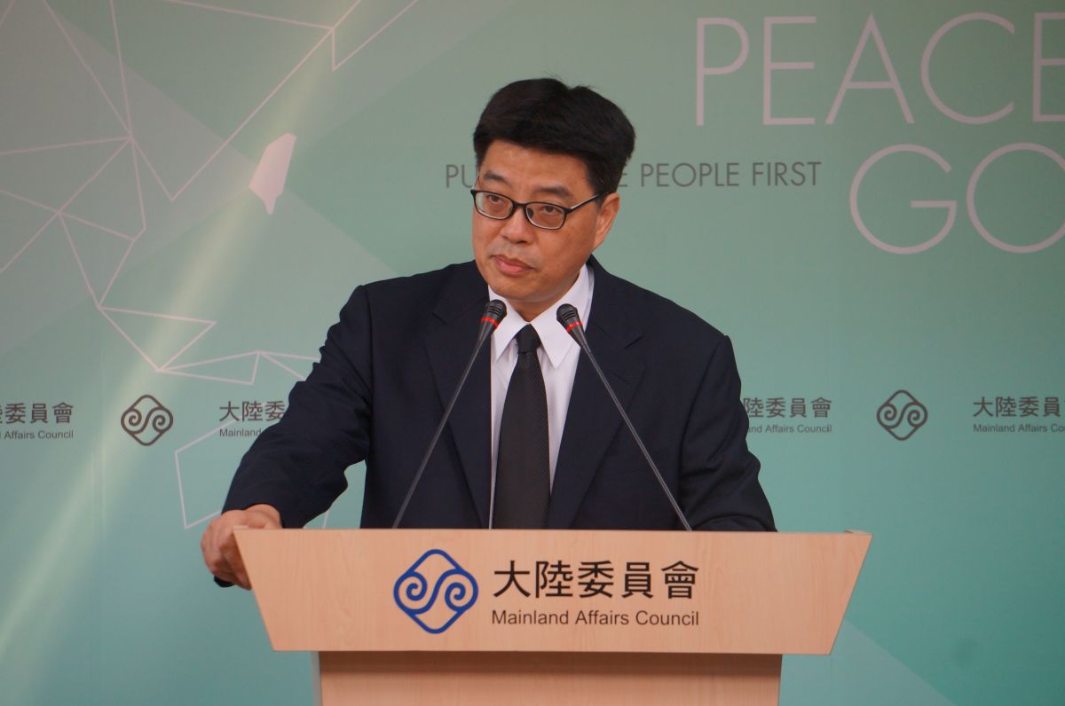 ▲陸委會副主委邱垂正表示，兩岸條例修法是禁止赴中國大陸從事妨礙國家尊嚴行為，而非針對退將赴陸。（圖／記者呂炯昌攝, 2019.6.20）