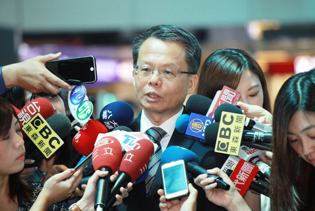 ▲孫嘉明表示，由於這次工會提出的八項罷工訴求中，工會要求勞工董事部份，依法是不屬於調解事項，長榮公司將針對這個部份盡速提出「非法罷工」告訴。（圖／記者李春台攝, 2019.06.21）