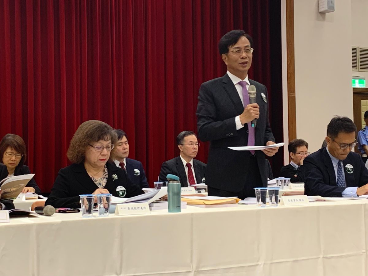 ▲第一金控6月21日舉行股東會，由董事長廖燦昌親自主持。（圖／NOWnews資料照）