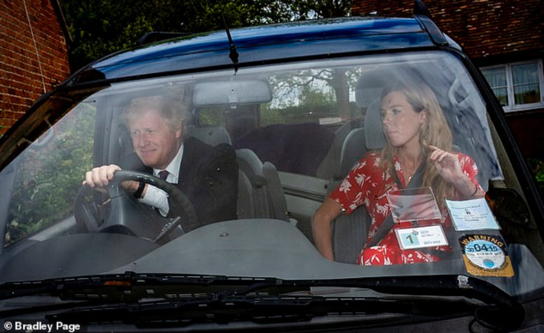 ▲英國首相熱門人選強生，因深夜與女友激烈爭吵，驚動鄰居報警。（圖／翻攝DailyMail）