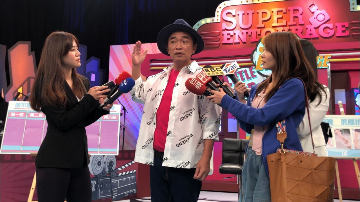 ▲吳宗憲否認《小明星大跟班》去年播出的節目暗指謝忻和阿翔偷吃。（圖／記者臺孝婷攝2019.06.23）