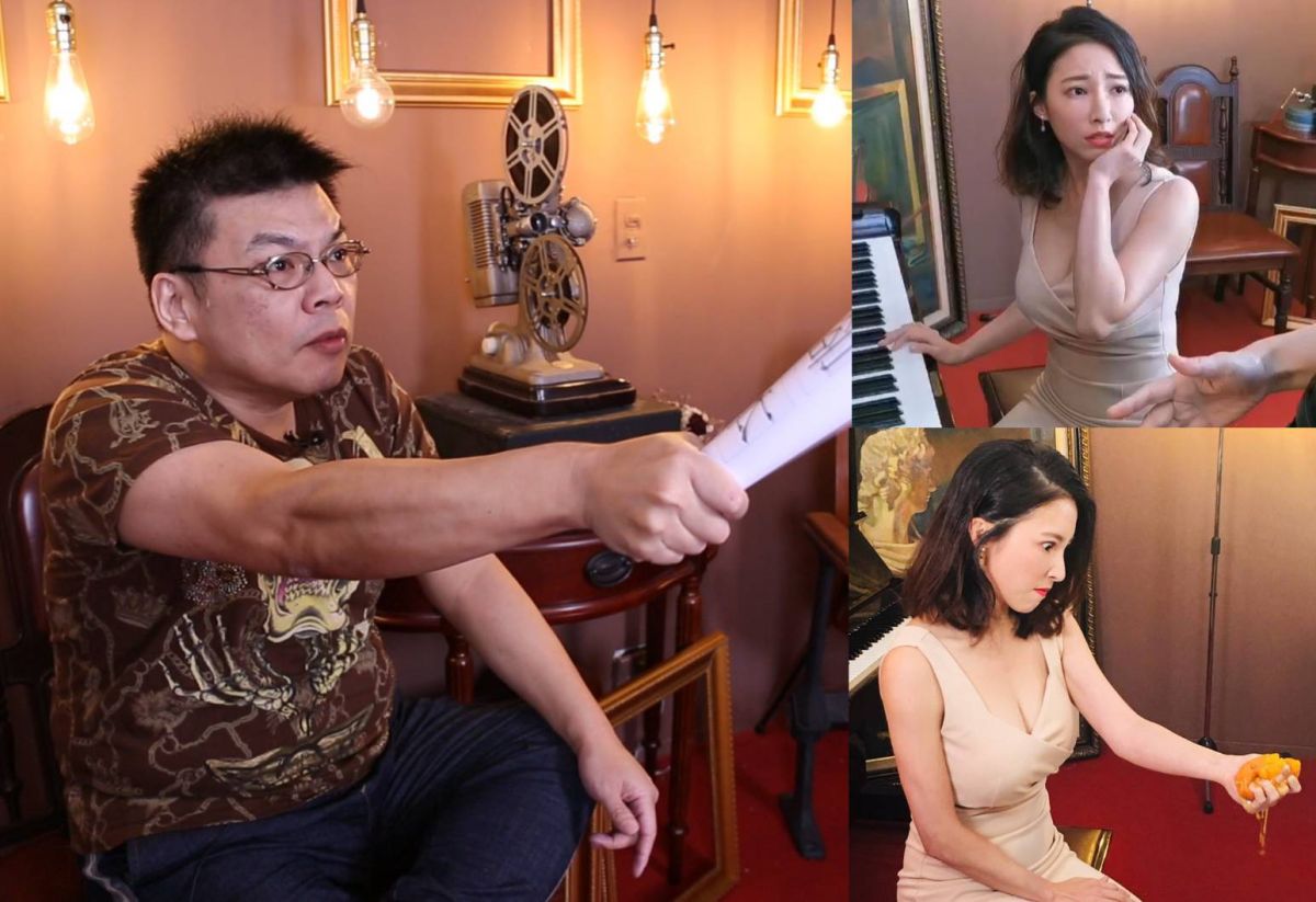 ▲張家瑋在廣告當中，一人分飾兩角。（圖／維他露黃金激塑提供）