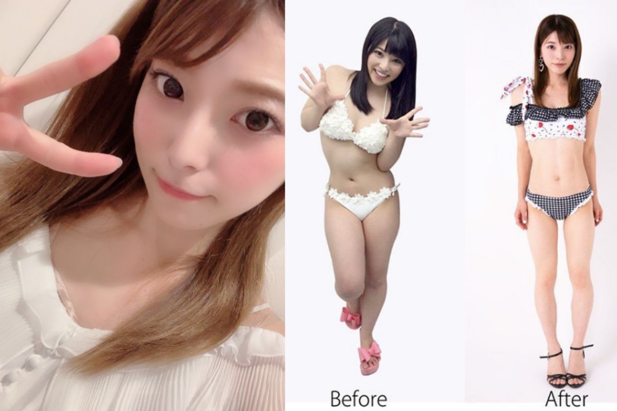 ▲上原亞衣健身有成，透露終於敢穿上泳衣。（圖／上原亞衣Twitter）