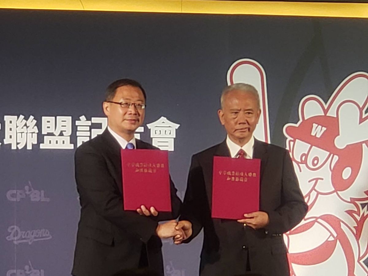 味全龍重返中職。（圖／吳政紘攝）