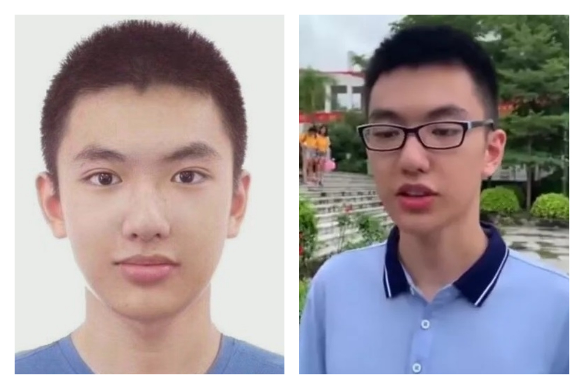 ▲廣西省學生楊晨煜，高考拿下英文、數學雙滿分破了當地紀錄，帥氣顏值更讓他在網路爆紅。