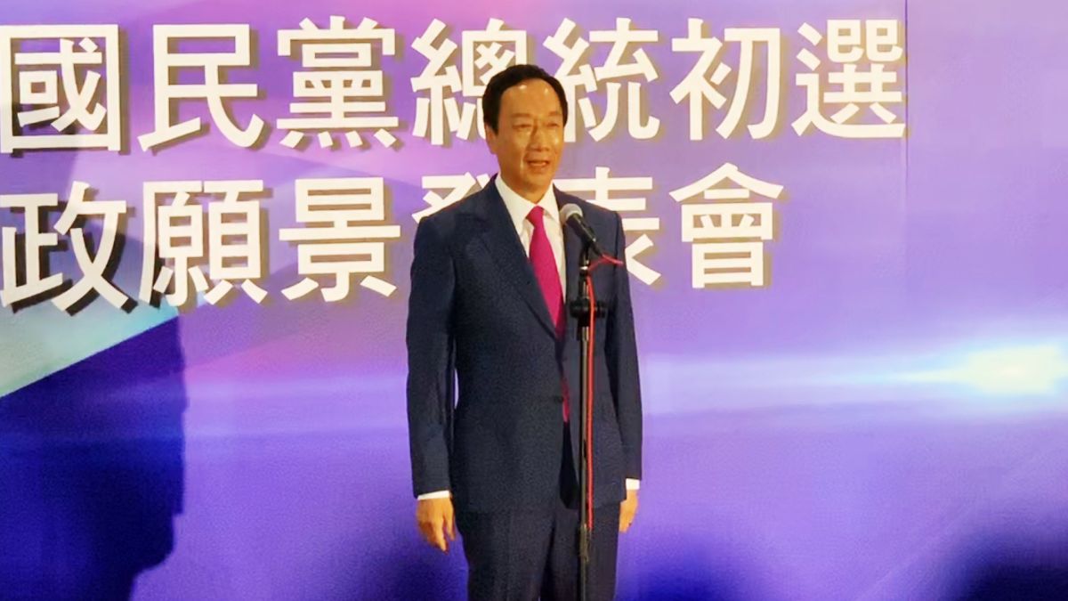 鴻海前董事長郭台銘。（圖／記者郭俊暉攝）