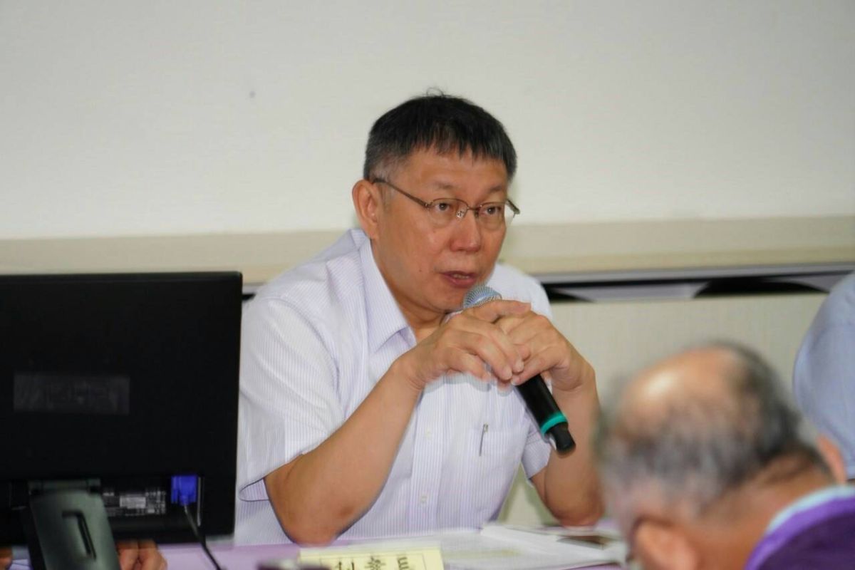 台北市長柯文哲。（圖 / 台北市政府提供）