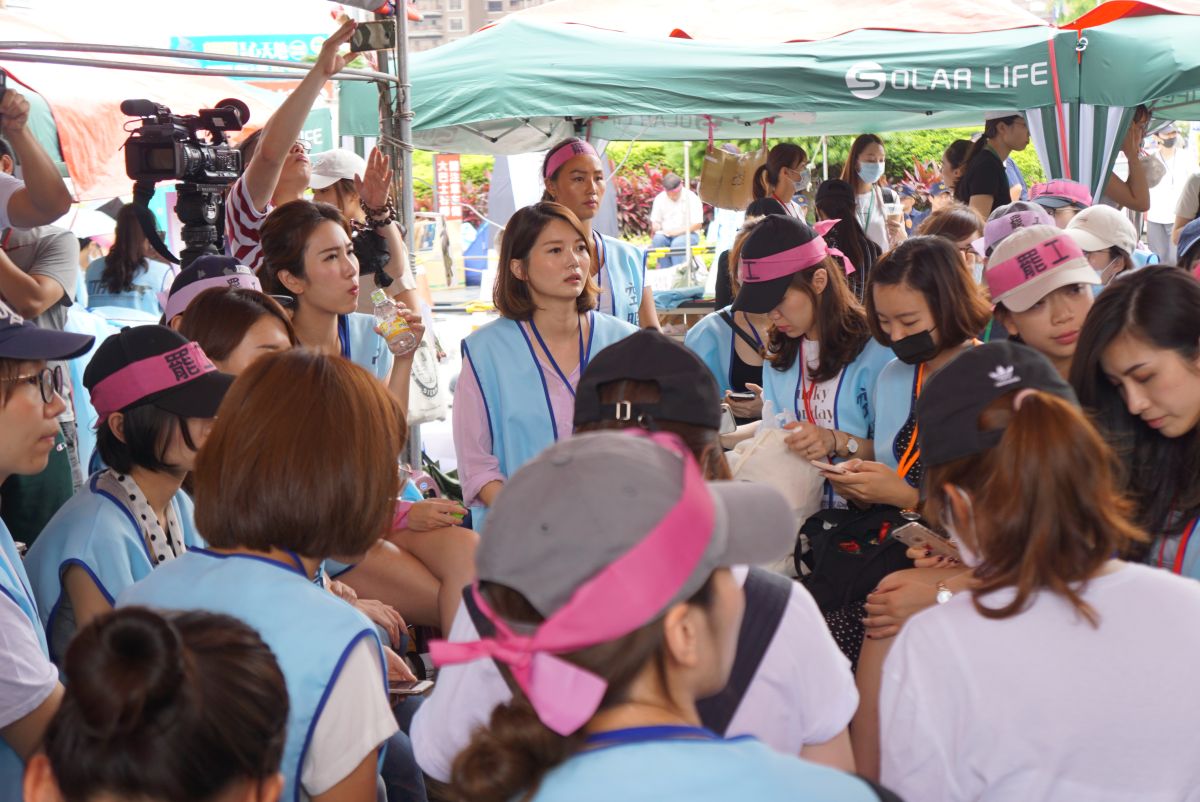 ▲長榮空服員罷罷工至今已經 8 天（圖／記者呂炯昌攝,NOWnews資料照片）