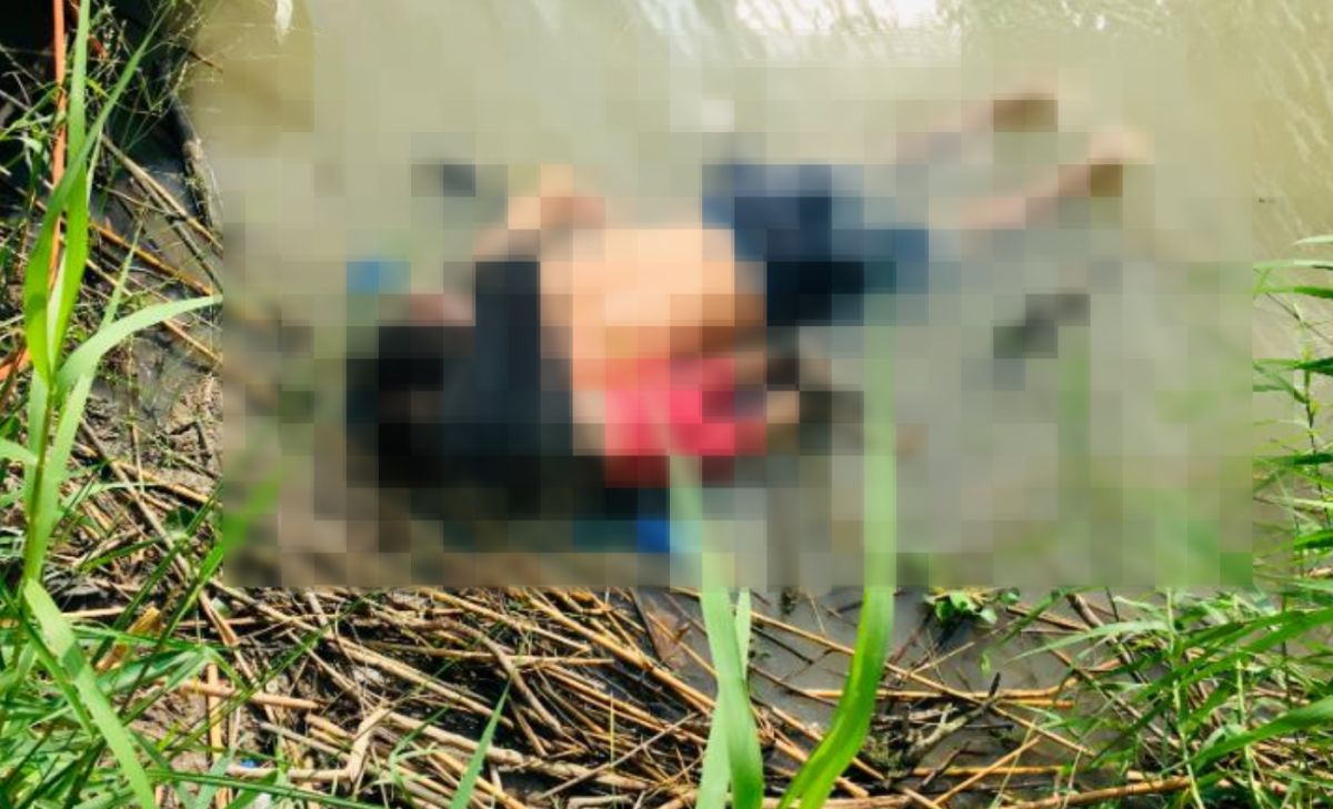 ▲一對非法移民父女試圖穿越美墨邊境時，一時不慎溺死，死時仍緊緊依偎。（圖／美聯社／達志影像）