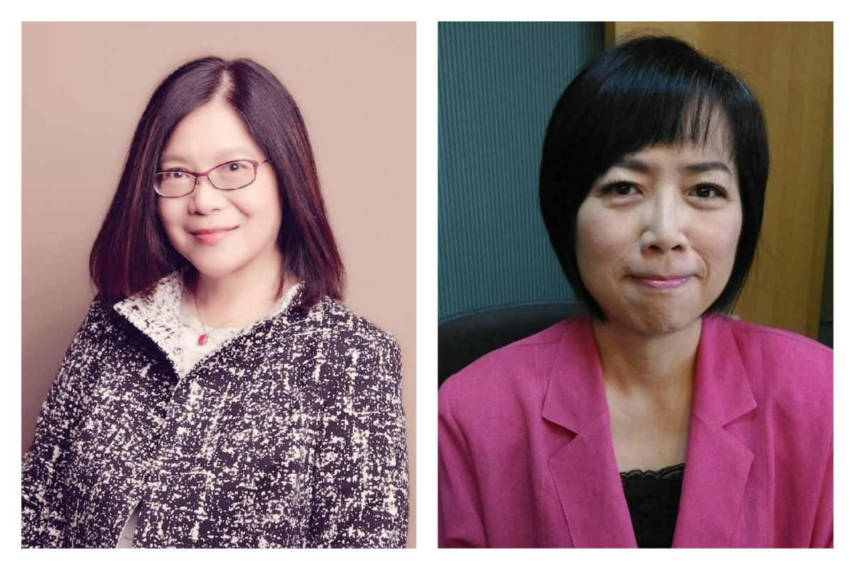 ▲有消息人士指出，《夜問打權》停播是因為受到蔡政府施壓，但是立委管碧玲直批這說法「胡扯」。（合成圖／翻攝自管碧玲、黃智賢臉書）