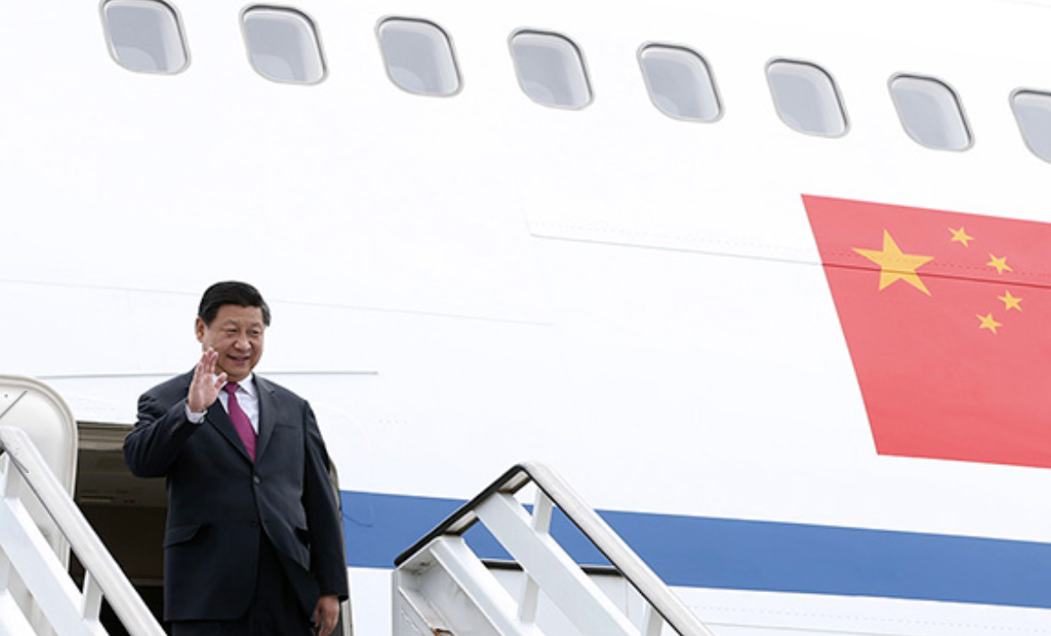 ▲習近平啟程赴日參加G20大阪峰會。（圖／翻攝澎湃新聞）