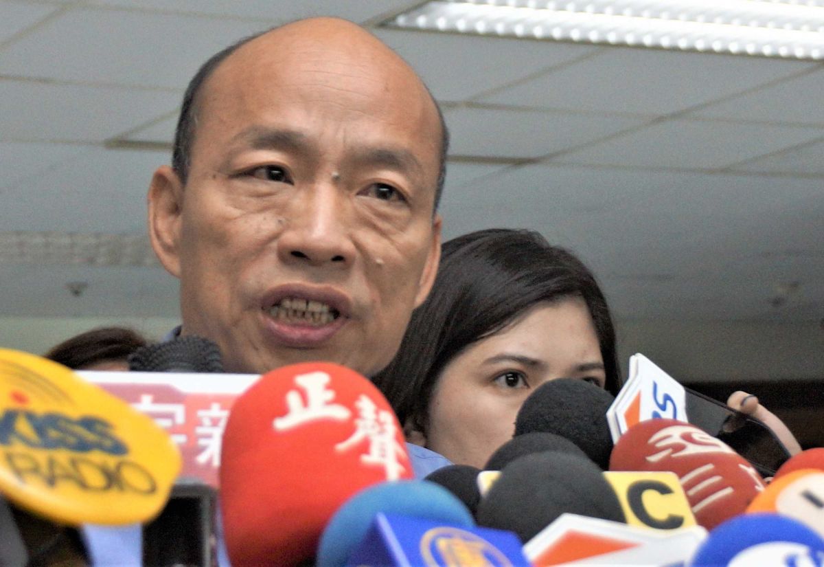 ▲高雄市長韓國瑜就職未滿一年卻爭議不斷，日前他更宣布投入國民黨 2020 總統初選，各界傻眼痛批他是「落跑市長」。近日民間團體紛紛發起罷免行動。（圖／中央社資料圖片）