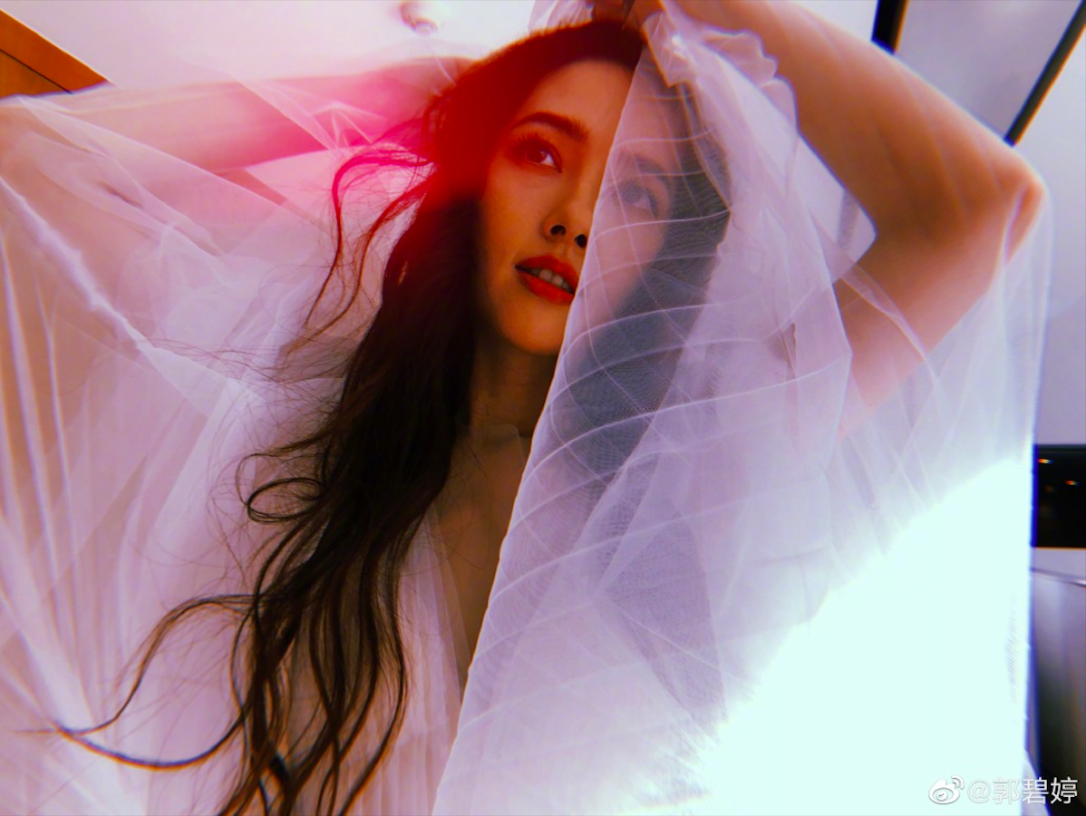 ▲郭碧婷避談婚事。（圖／翻攝微博）