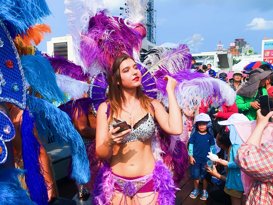 ▲2019基隆海洋老鷹嘉年華遊行於29日下午4點於基隆海洋廣場出發遊行基隆市區街頭。（圖／記者宋原彰攝，2019.06.29）