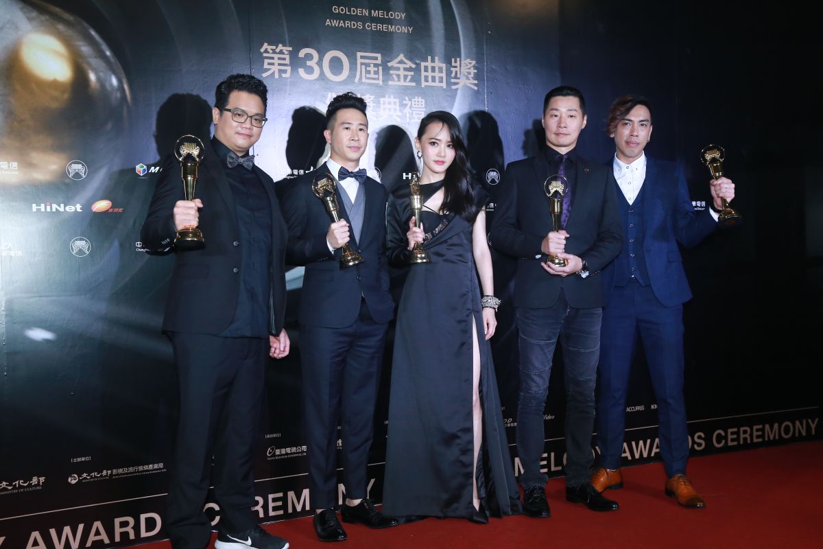 ▲閃靈拿下最佳樂團獎。（圖／影像中心攝 , 2019.06.29）