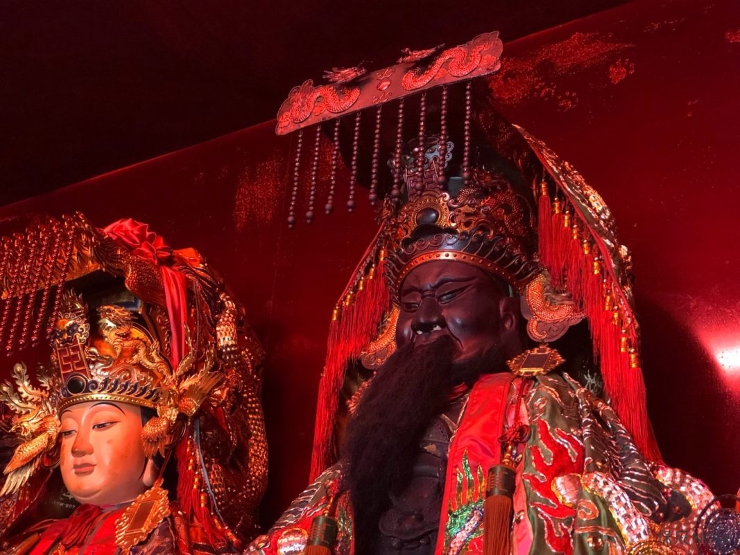 土城順聖宮關聖帝君。（圖／記者連宜方攝）