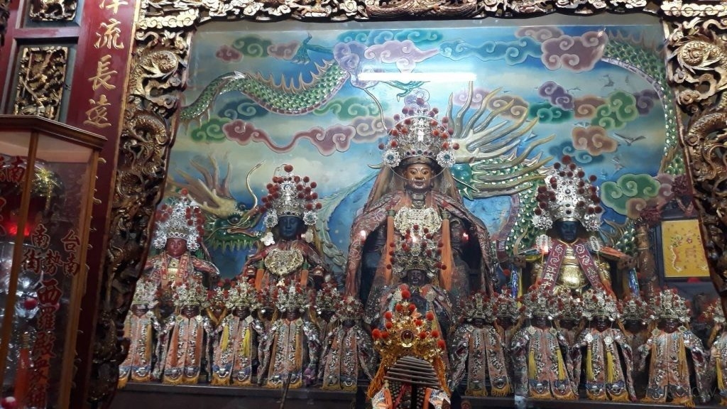 南瑤宮後殿供奉廣澤尊王八太保。（圖／黃彥昇攝）