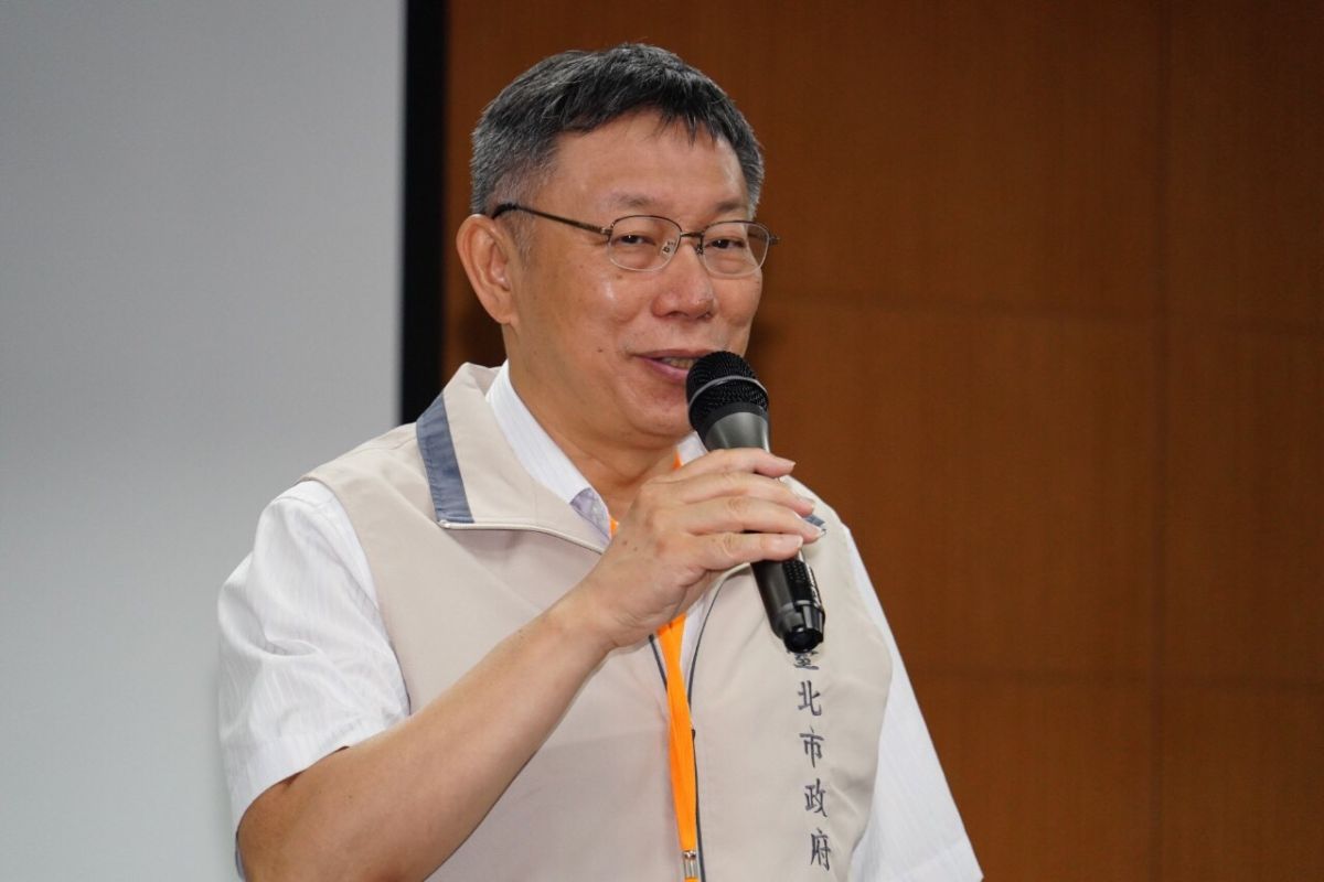 台北市長柯文哲。（圖 / 台北市政府提供）