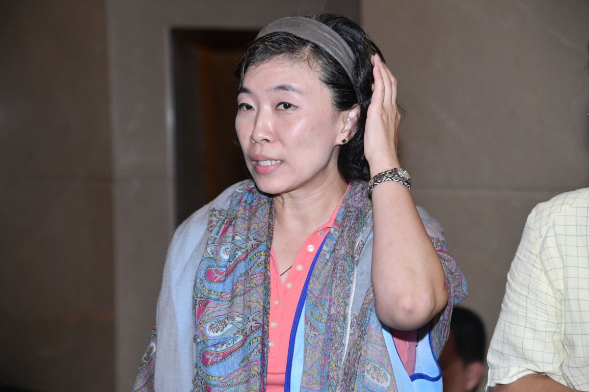 ▲長榮勞資協商會議中斷逾 3 小時，工會幹部爆料，是長榮航空主管去開會才導致協商會議中斷。（圖／記者林柏年攝, 2019.07.02）