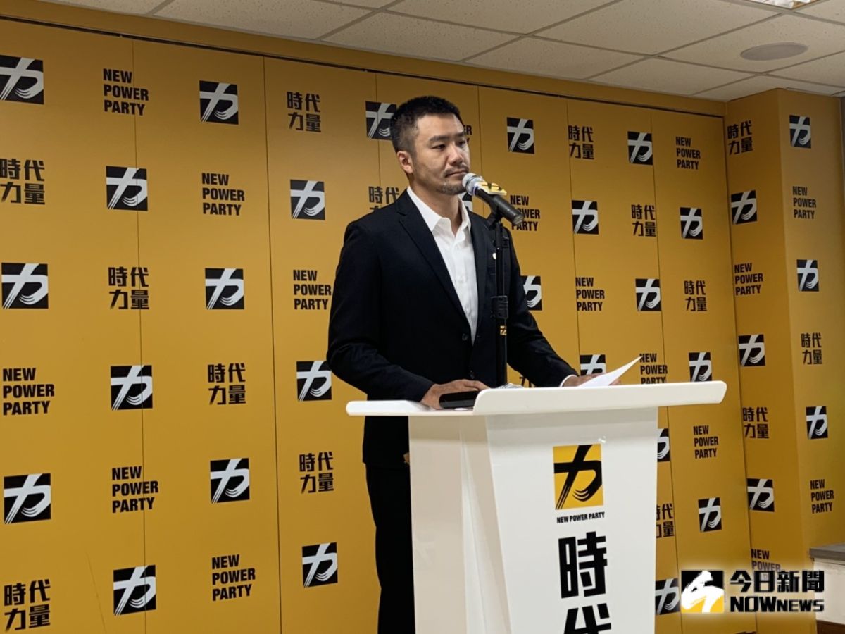 時代力量發言人陳志明表示，在和民進黨討論總統合作議題之前，先談好實價登錄。 (圖/記者吳承翰攝)