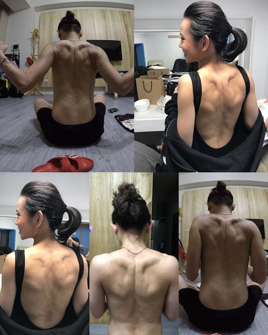 ▲戴資穎秀超強背肌。（圖／取自戴資穎Instagram）