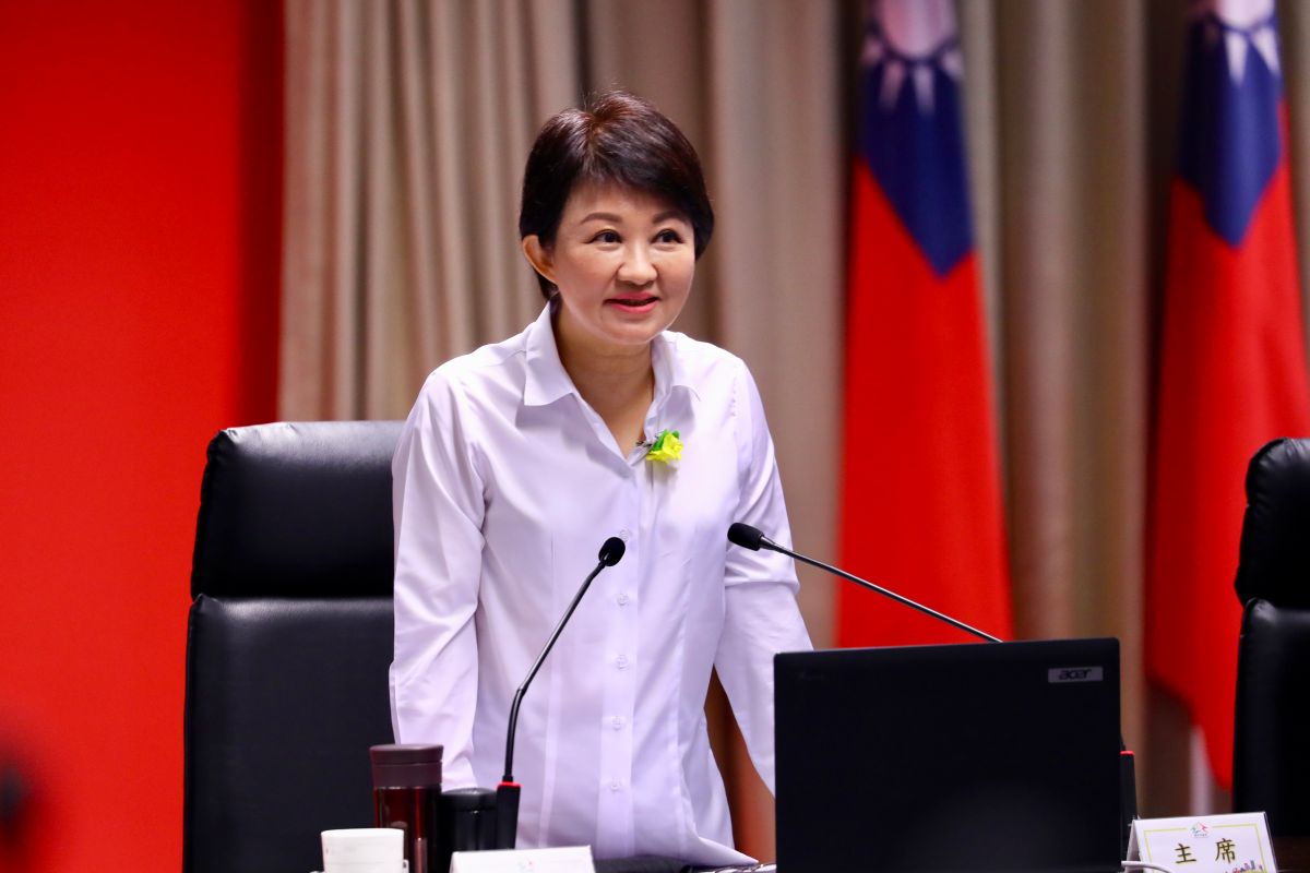 ▲市長盧秀燕在市政會議幽默表示，「如果我抽到千萬豪宅，我一定會捐出來」。 (圖／柳榮俊攝2019.7.2)