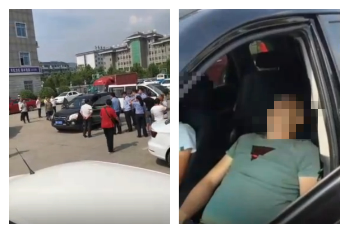 ▲中國大陸湖南省驚傳一起意外， 2 名男子在車上喪命。（合成圖／翻攝自新京報）