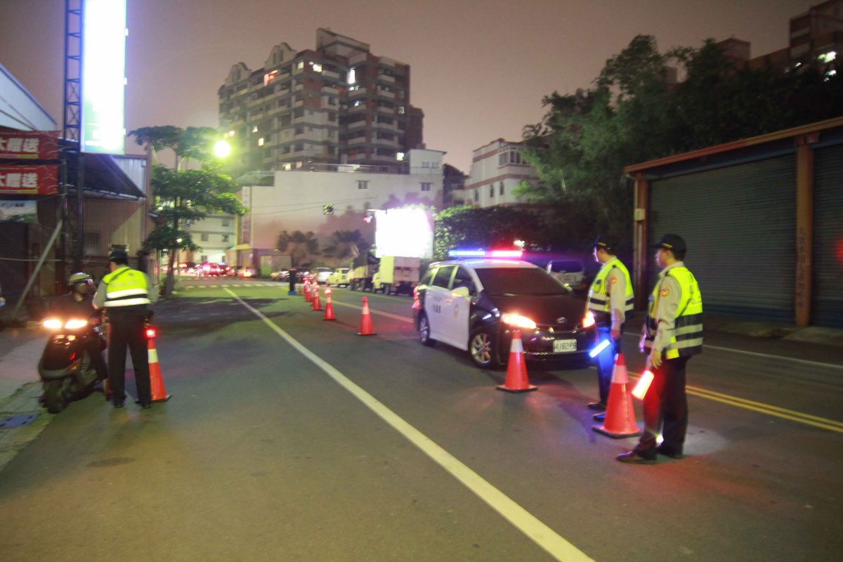 ▲彰化縣警察局針對易發生酒駕違規及肇事的路段、時段，提高執法密度及強度及易肇事的路段加強取締。（圖／記者陳雅芳翻攝，2019.07.02）