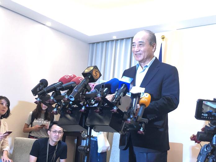 王金平表示，有初選參選人陣營，向他表達對初選可能不公的擔憂。 (圖/記者吳承翰攝)