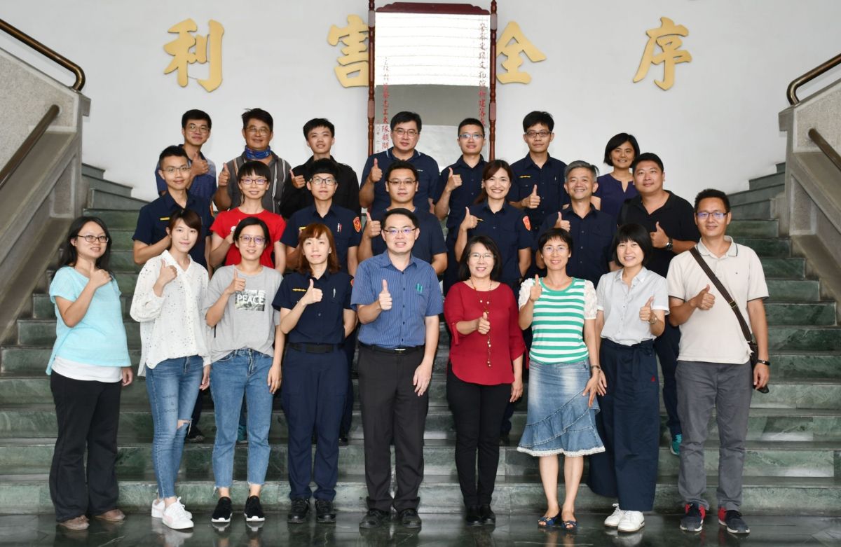 ▲警察勤務情境成果演練，由25名參訓學員進行分組演練。（圖／記者蘇榮泉攝，2019.07.03）