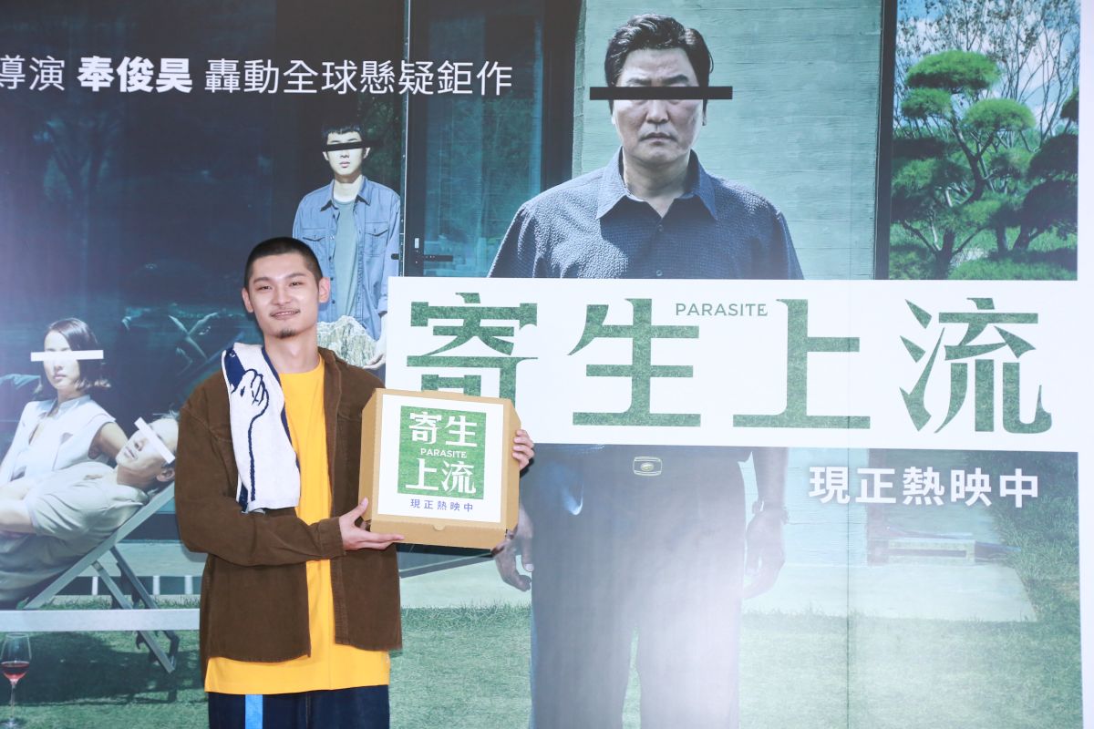 ▲新科金曲歌王Leo王為電影《寄生上流》活動站台。（圖／記者葉政勳攝 , 2019.07.04）
