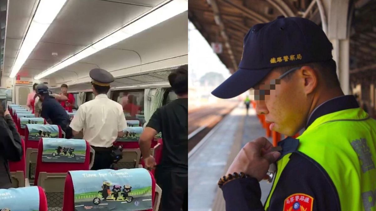 ▲25歲李姓員警（右圖）與兇嫌搏鬥過程不幸中刀，緊急搶救仍宣告不治。（圖／讀者提供、臉書）