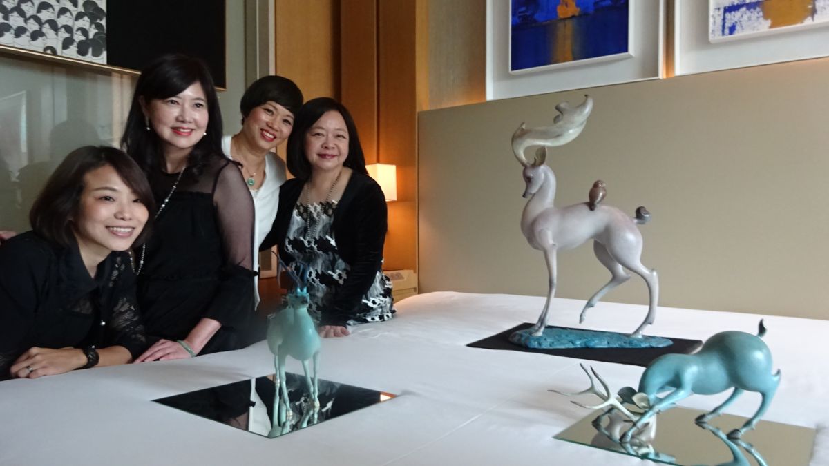 ▲台中藝術博覽會以飯店型展會方式舉辦，一房一藝廊，在飯店房間展出各藝廊收藏作品。（圖／金武鳳攝，2019.7.4)