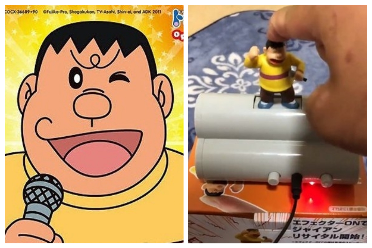 ▲日本廠商推出了「胖虎喇叭」，還原胖虎的魔音傳腦，讓人笑翻。（圖／翻攝自推特）