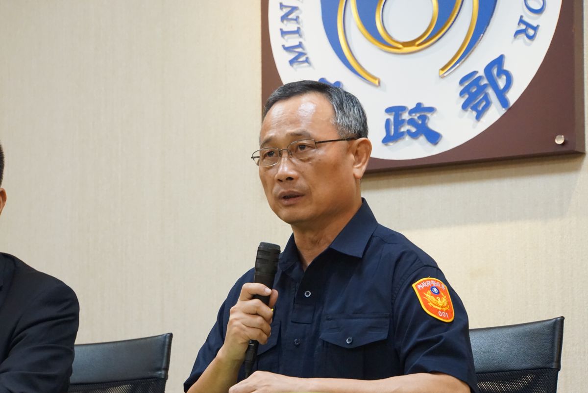 ▲警政署長陳家欽要求員警一定要2人一組執勤，且要穿防彈衣。（圖／記者呂炯昌攝, 2019.7.4）