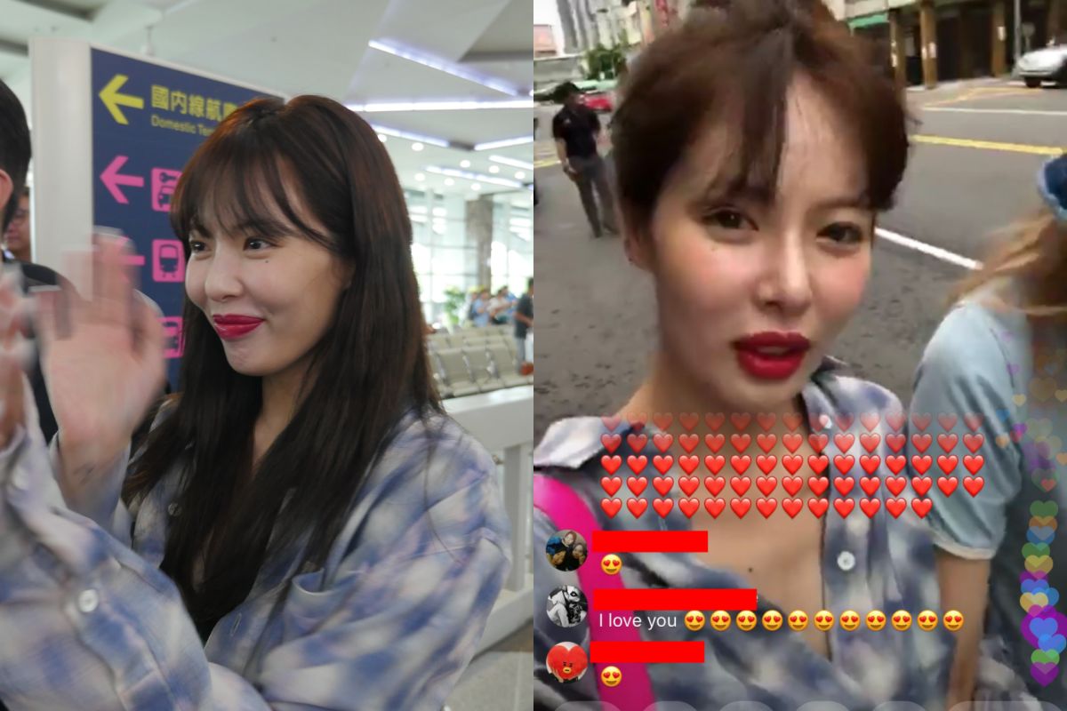 ▲泫雅嘴唇變厚被說整形，登上熱搜。（圖／泫雅IG、讀者提供）
