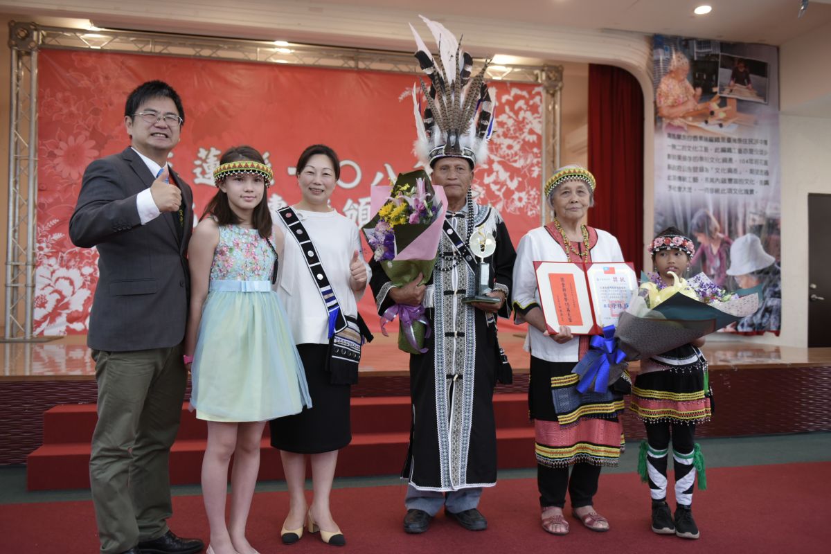 ▲108年花蓮文化薪傳獎，花蓮縣噶瑪蘭族發展協會成為首次頒發的團體獎項。（圖／花蓮縣政府提供）