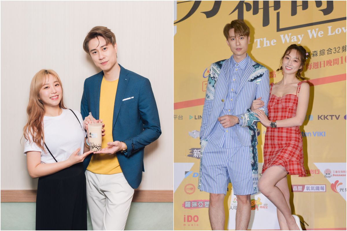 ▲劉書宏與茵聲常互相甜蜜探班。（圖／東森提供）
