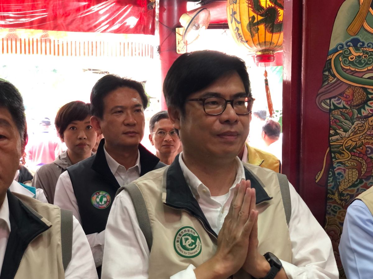 ▲行政院副院長陳其邁表示，市長像土地公一樣，是在地方保佑鄉親父老，市長應專心市政，別常不在家。（圖／記者陳聖璋攝，2019.07.05）