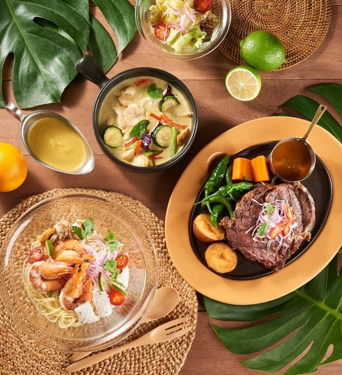 ▲日式家庭餐廳樂雅樂推出南洋風系列咖哩新菜，在悶熱的夏天打開顧客的味蕾。 （圖／樂雅樂提供）