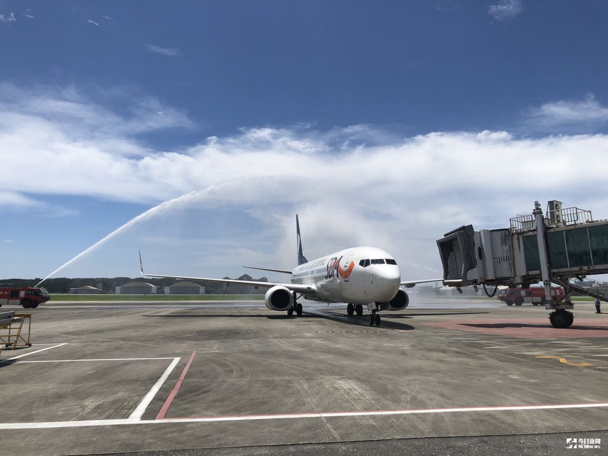 ▲中斷３年的時間，花蓮縣府經過４個月的密集協商，山東-花蓮包機今終復航，將再帶動一波觀光商機。（圖／記者鄭志宏攝）