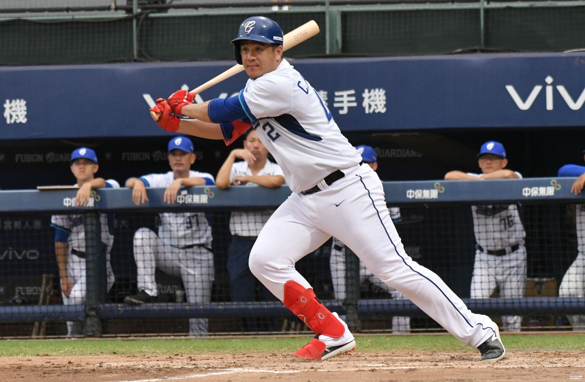 ▲富邦悍將內野手蔣智賢。（圖／記者葉政勳攝 , 2019.07.06）