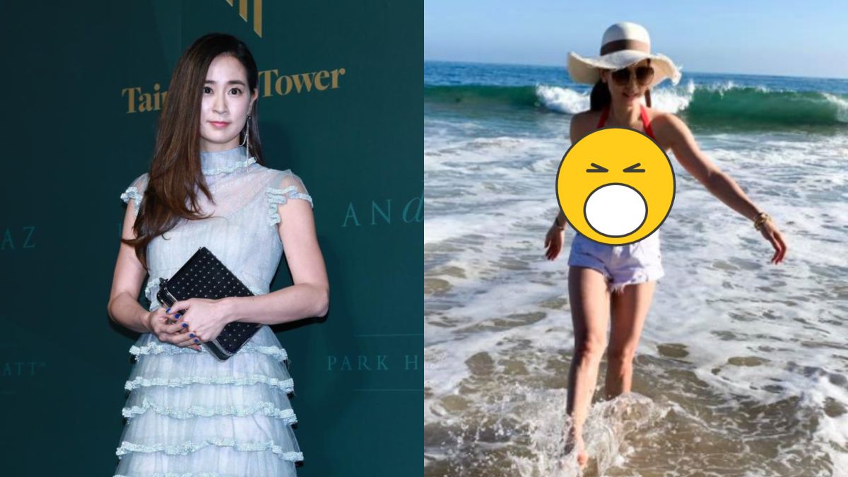 ▲李晶晶上傳泳裝照，好身材藏不住。（圖／臉書）