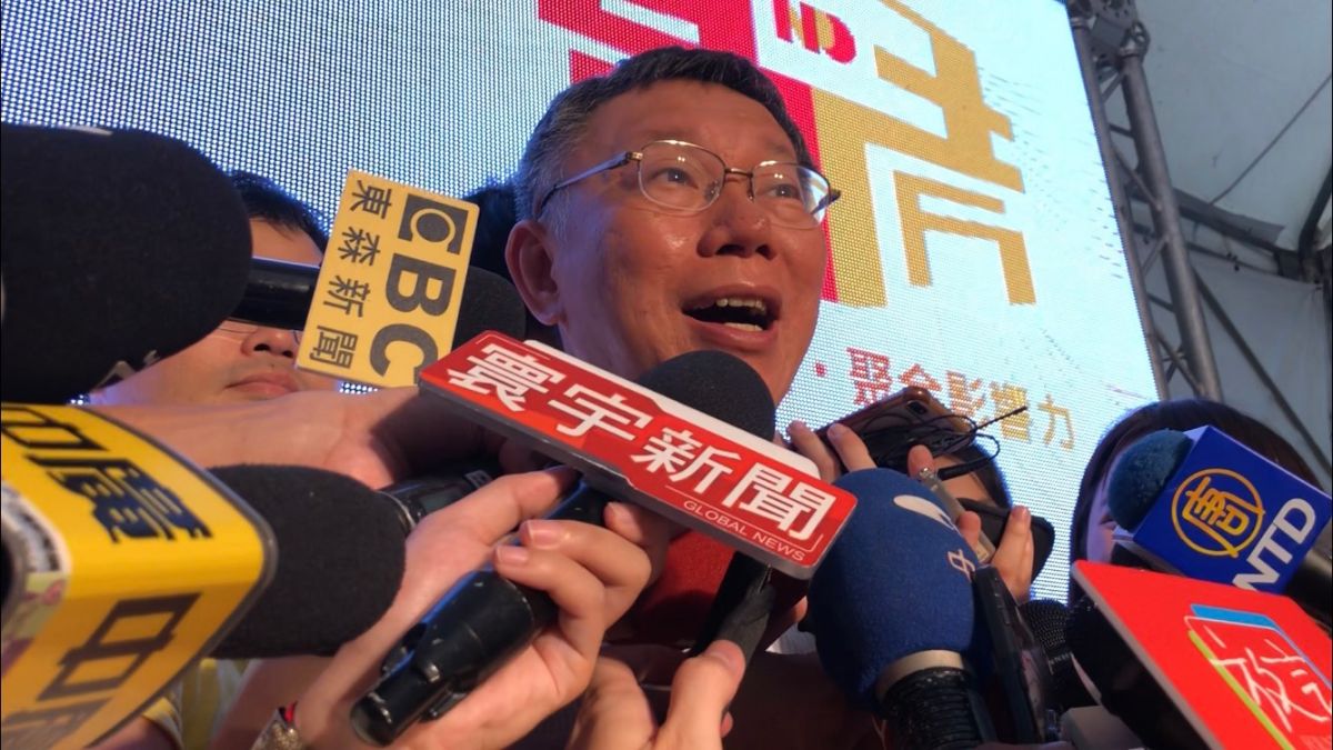 ▲台北市長柯文哲（圖／丁上程攝, 2019.7.8）